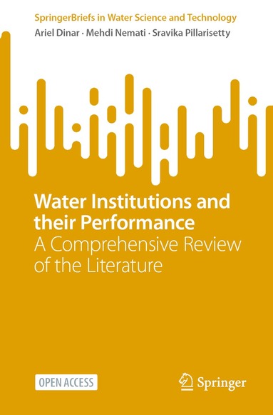 Ariel Dinar, Mehdi Nemati, Sravika Pillarisetty - Water Institutions and their Performance, Häftad