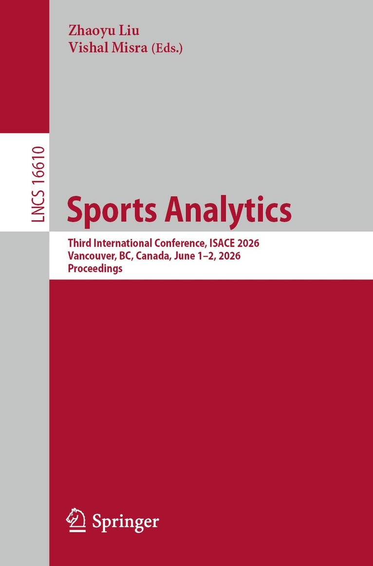Zhaoyu Liu, Vishal Misra - Sports Analytics, Häftad