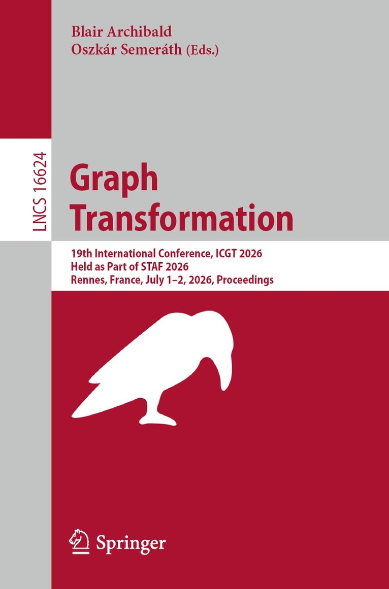 Blair Archibald, Oszkár Semeráth - Graph Transformation, Häftad
