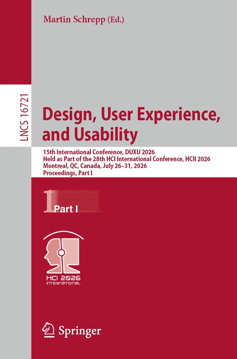 Martin Schrepp - Design, User Experience, and Usability, Häftad