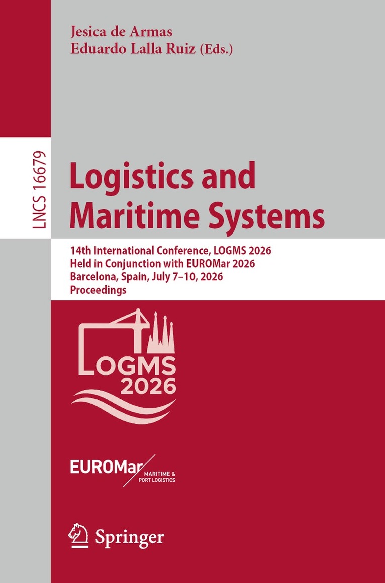 Jesica de Armas, Eduardo Lalla Ruiz - Logistics and Maritime Systems, Häftad