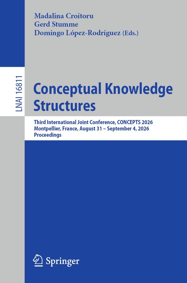 Madalina Croitoru, Gerd Stumme, Domingo López-Rodríguez - Conceptual Knowledge Structures, Häftad. Tillgänglighet: Lägg i varukorg