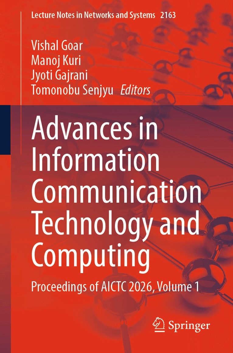 Vishal Goar, Manoj Kuri, Jyoti Gajrani, Tomonobu Senjyu - Advances in Information Communication Technology and Computing, Häftad. Tillgänglighet: Kommande