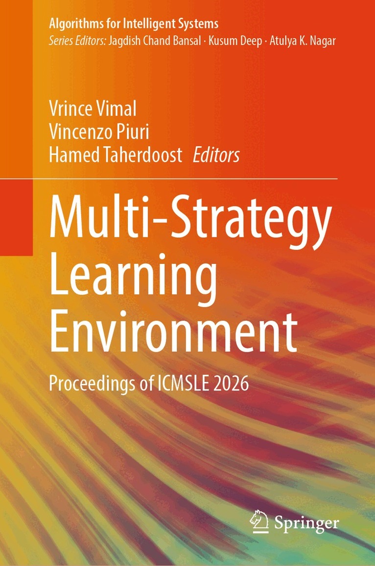 Vrince Vimal, Vincenzo Piuri, Hamed Taherdoost - Multi-Strategy Learning Environment, Inbunden. Tillgänglighet: Kommande