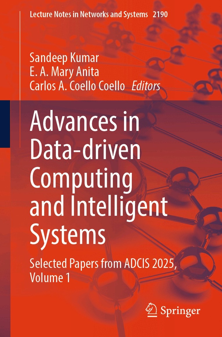 Sandeep Kumar, E. A. Mary Anita, Carlos A. Coello Coello - Advances in Data-driven Computing and Intelligent Systems, Häftad