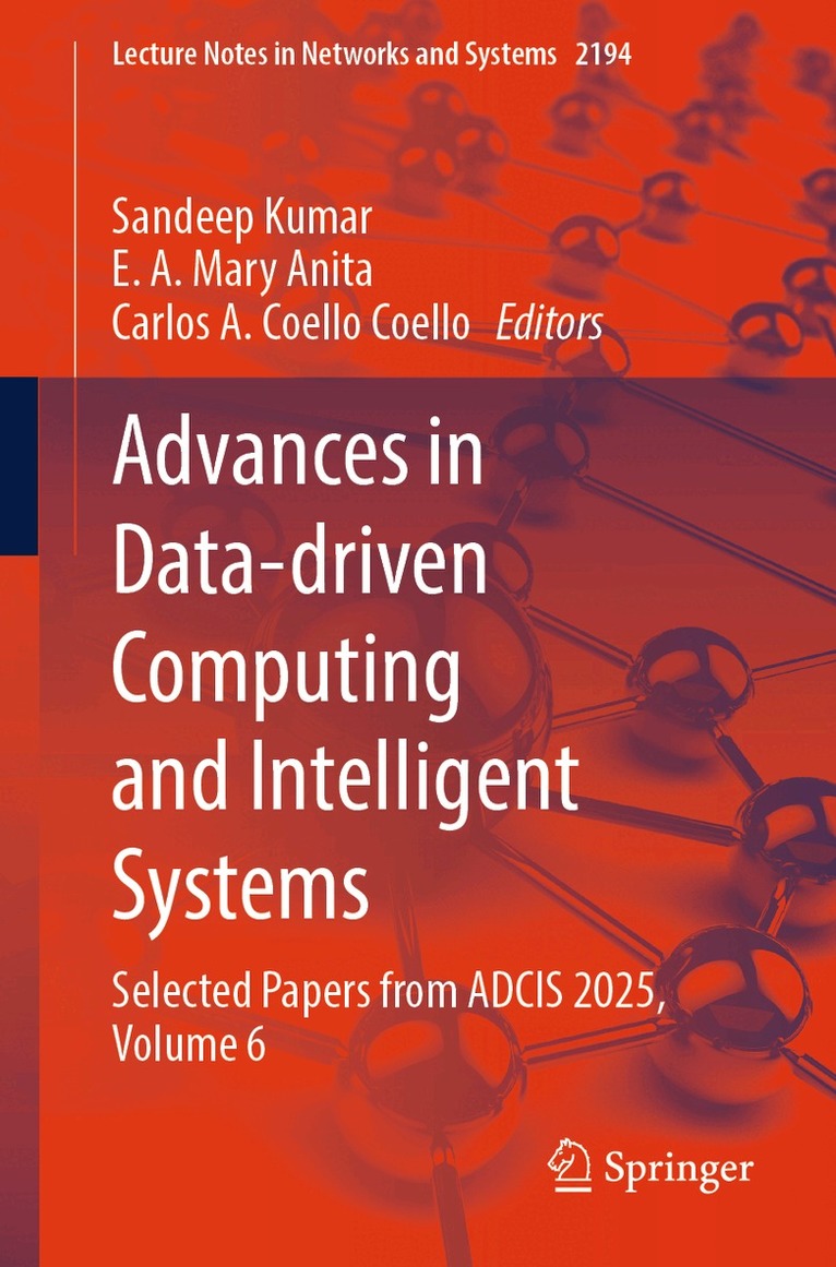 Sandeep Kumar, E. A. Mary Anita, Carlos A. Coello Coello - Advances in Data-driven Computing and Intelligent Systems, Häftad