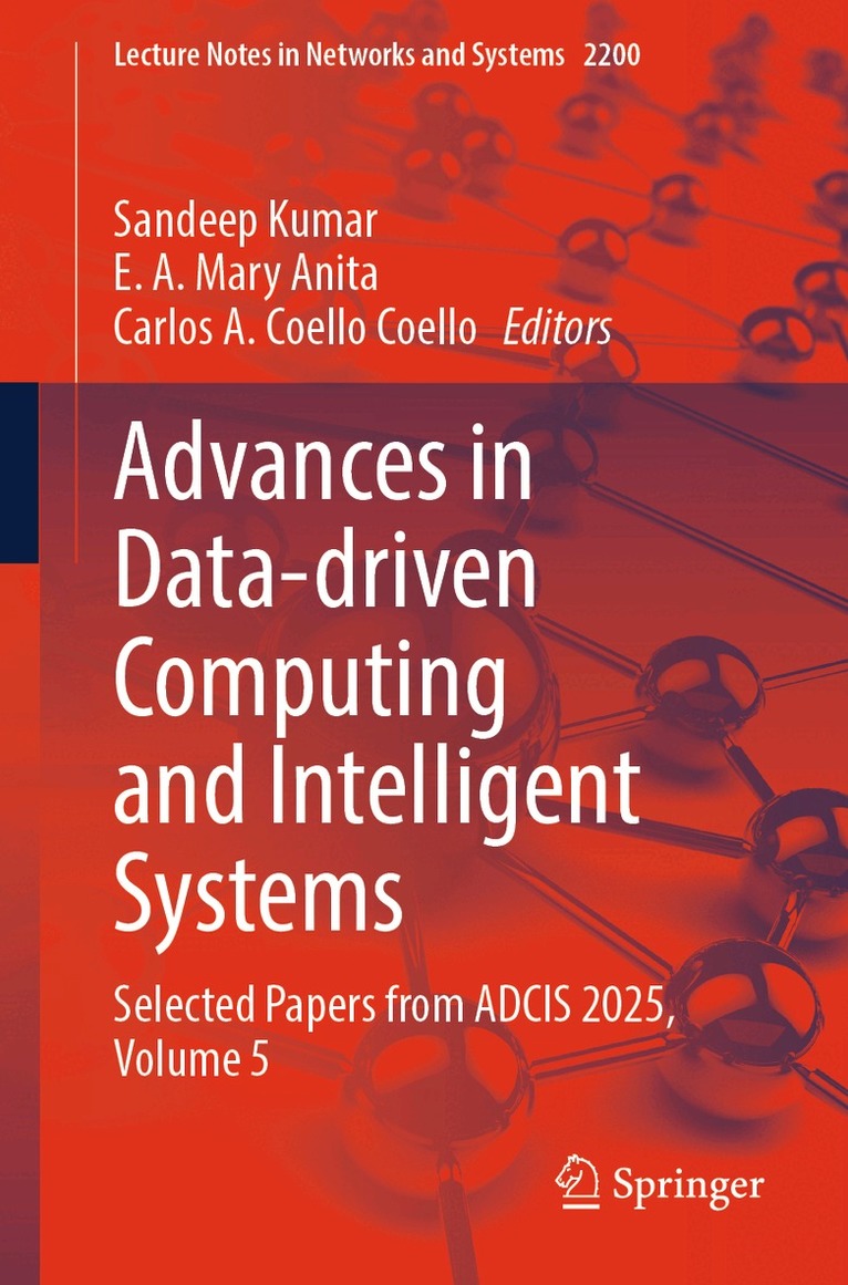 Sandeep Kumar, E. A. Mary Anita, Carlos A. Coello Coello - Advances in Data-driven Computing and Intelligent Systems, Häftad