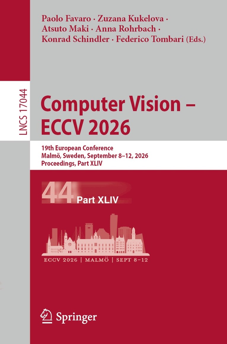 Paolo Favaro, Zuzana Kukelova, Atsuto Maki, Anna Rohrbach, Konrad Schindler, Federico Tombari - Computer Vision – ECCV 2026, Häftad