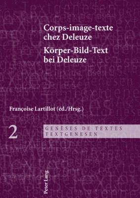 bokomslag Corps-image-texte chez Deleuze- Krper-Bild-Text bei Deleuze