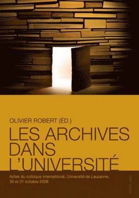 Les Archives Dans l'Universit 1