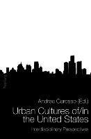 bokomslag Urban Cultures of/in the United States