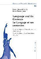 Pierre-Alexis Mével, Helen Tattam, Pierre-Alexis Mevel, Peter Collier - Language and its Contexts-- Le Langage et ses contextes, Häftad