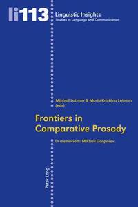 bokomslag Frontiers in Comparative Prosody