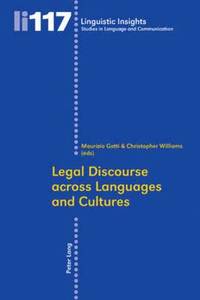bokomslag Legal Discourse across Languages and Cultures