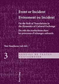 bokomslag Event or Incident- Evnement ou Incident