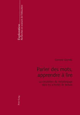 bokomslag Parler Des Mots, Apprendre  Lire