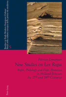 New Studies on Lex Regia 1