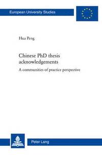 bokomslag Chinese PhD thesis acknowledgements