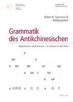 bokomslag Grammatik Des Antikchinesischen