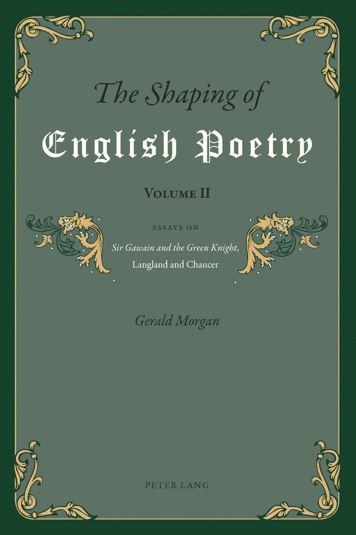 Gerald Morgan - Shaping of English Poetry- Volume II, Häftad