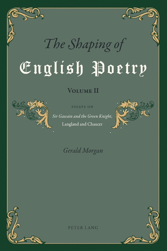 The Shaping of English Poetry- Volume II 1