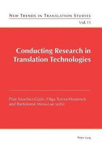 bokomslag Conducting Research in Translation Technologies