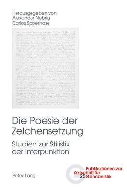 bokomslag Die Poesie Der Zeichensetzung