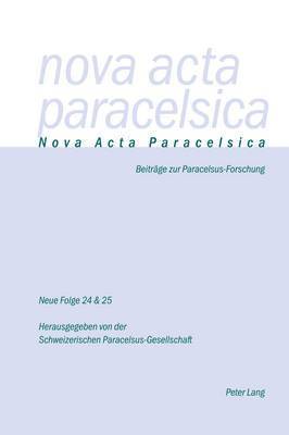 Markus Ries, Pia Holenstein Weidmann - Nova ACTA Paracelsica, Häftad
