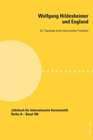 Rüdiger Görner, Isabel Wagner - Wolfgang Hildesheimer und England, Häftad