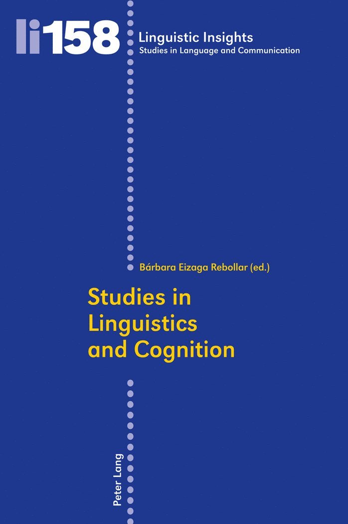 Bárbara Eizaga-Rebollar, Barbara Eizaga-Rebollar, Maurizio Gotti - Studies in Linguistics and Cognition, Häftad