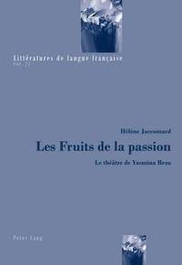 bokomslag Les Fruits De La Passion