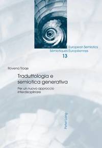 bokomslag Traduttologia E Semiotica Generativa