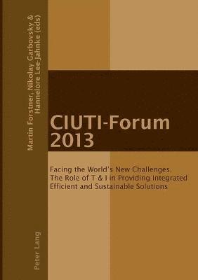 bokomslag CIUTI-Forum 2013
