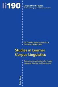bokomslag Studies in Learner Corpus Linguistics