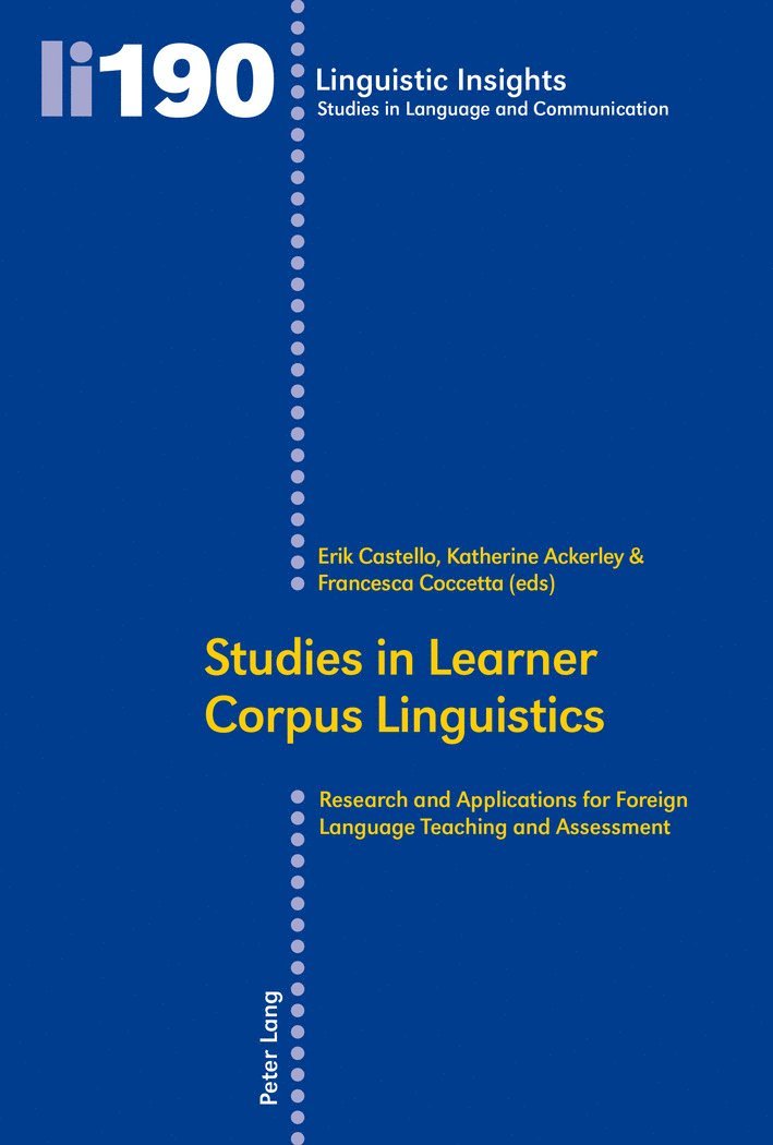 Studies in Learner Corpus Linguistics 1