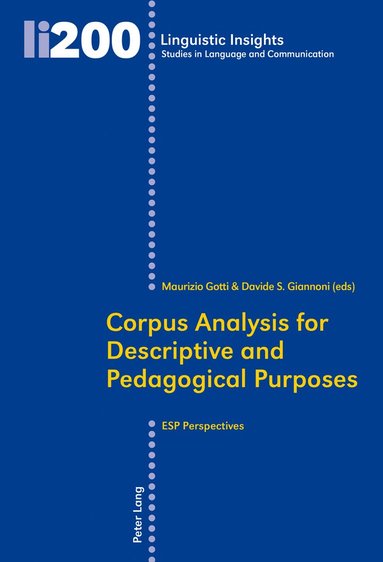 bokomslag Corpus Analysis for Descriptive and Pedagogical Purposes