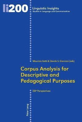 Corpus Analysis for Descriptive and Pedagogical Purposes 1