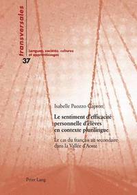 bokomslag Le Sentiment d'Efficacit Personnelle d'lves En Contexte Plurilingue