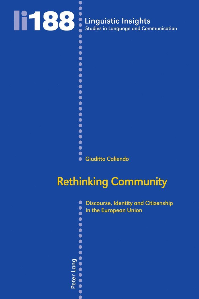 Giuditta Caliendo, Maurizio Gotti - Rethinking Community, Häftad