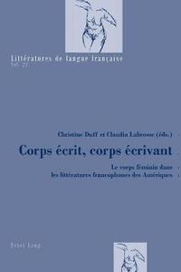 bokomslag Corps écrit, corps écrivant