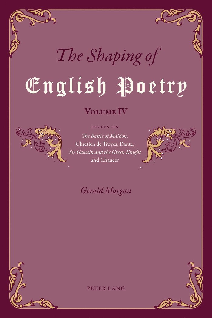 The Shaping of English Poetry  Volume IV 1