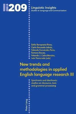 New trends and methodologies in applied English language research III 1
