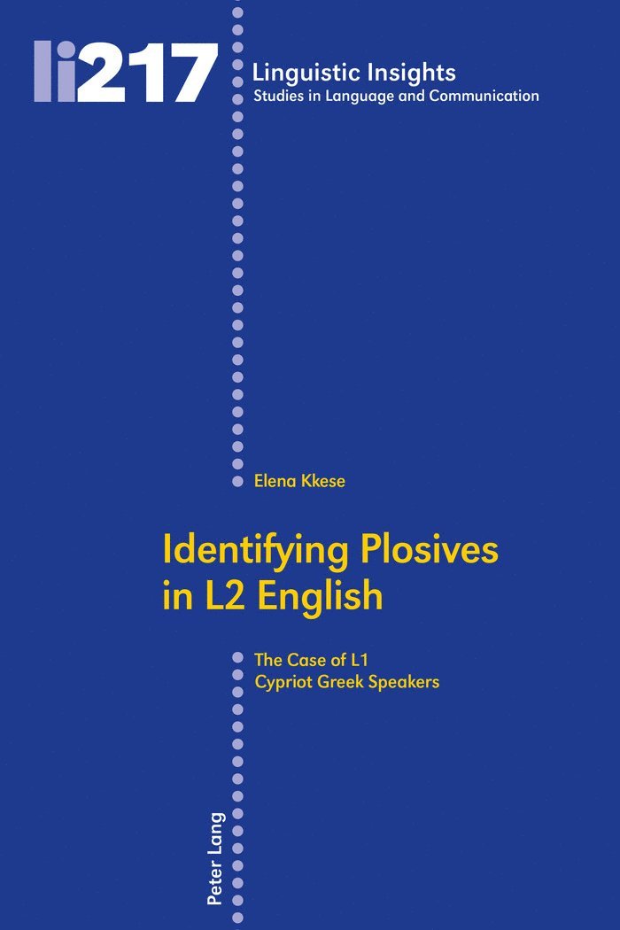 Elena Kkese - Identifying Plosives in L2 English, Häftad