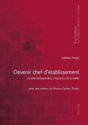 Devenir Chef d'tablissement 1