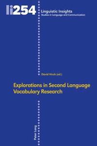 bokomslag Explorations in Second Language Vocabulary Research