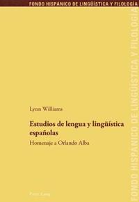 bokomslag Estudios de lengua y linguestica espaolas