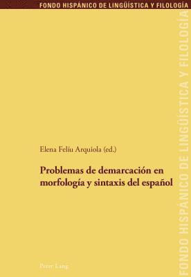 Juan Pedro Sanchez Méndez, Maria Teresa Echenique Elizondo, Elena Feliu Arquiola - Problemas de demarcación en morfología y sintaxis del español, Häftad