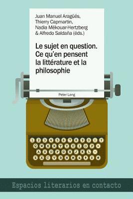 bokomslag Le Sujet En Question. Ce Qu'en Pensent La Littérature Et La Philosophie