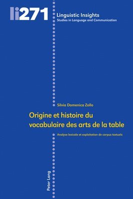 Origine et histoire du vocabulaire des arts de la table 1