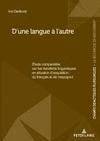 bokomslag D'une langue a l'autre